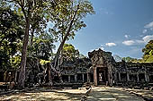 Preah Khan temple - east gopura of the third enclosure.